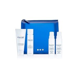 PAUSE Discovery Kit Hydrating Cleanser Collagen Boosting Moisturizer NEW
